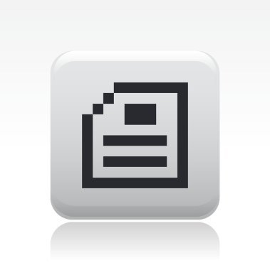 Tek piksellik simge vektör çizim