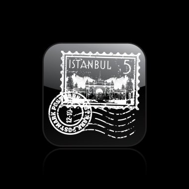 izole istanbul simge vektör çizim