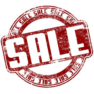 Vector illustration of single sale icon clipart