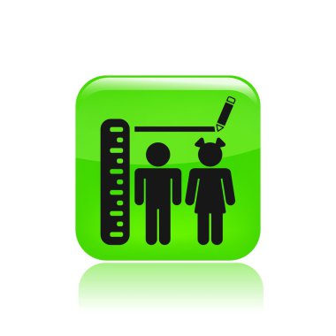 izole boy simge vektör çizim