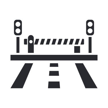 vektör çizim izole yol trafik ışığı simgesi