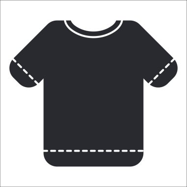 vektör çizim izole t-shirt simgesi
