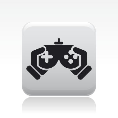 Vector illustration of isolated video game icon clipart