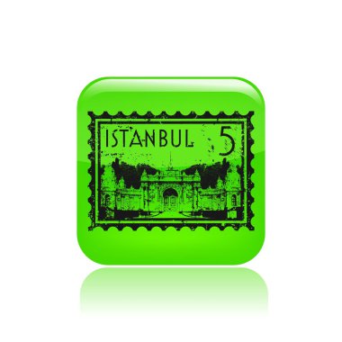 Tek istanbul simge vektör çizim