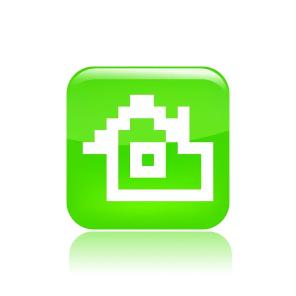 Illustrazione vettoriale dell'icona a pixel singolo — Vettoriale Stock