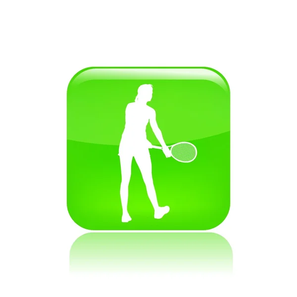Ilustración vectorial del icono del tenis aislado — Archivo Imágenes Vectoriales
