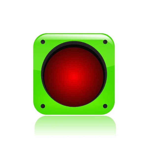 Illustration vectorielle de l'icône stop — Image vectorielle