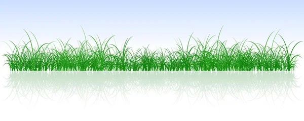 Vector illustration of single isolated grass icon — Stock Vector