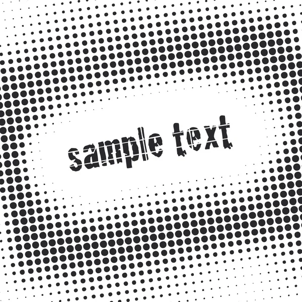Vector illustration of single isolated halftone background — Stock Vector