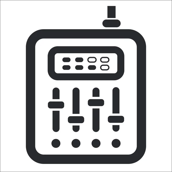Vektoros illusztráció elszigetelt mixer ikon — Stock Vector