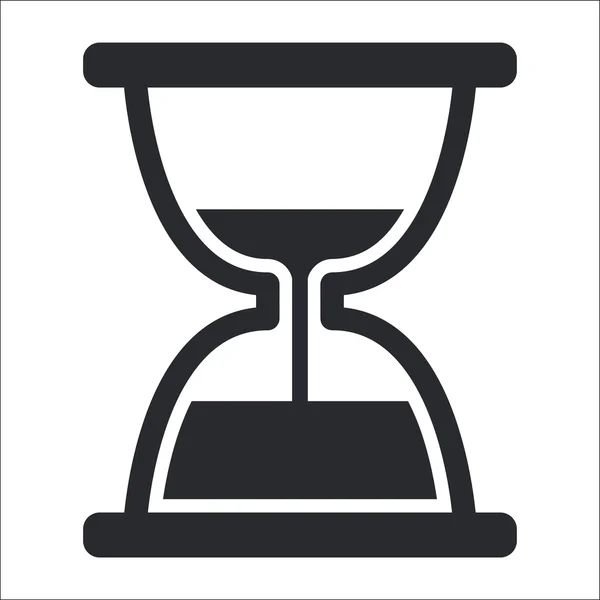 分離の砂時計のアイコンのベクトル イラスト — ストックベクタ