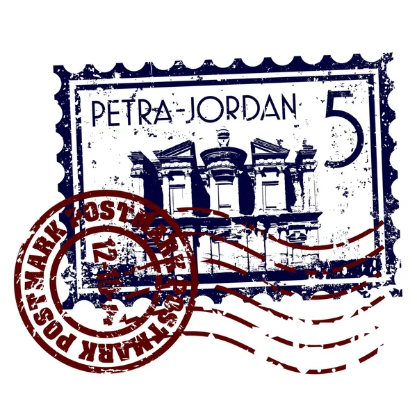 Vectorillustratie van geïsoleerde Jordanië pictogram — Stockvector