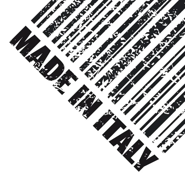 Векторна ілюстрація того Єдиного зроблено в Італії значок — стоковий вектор
