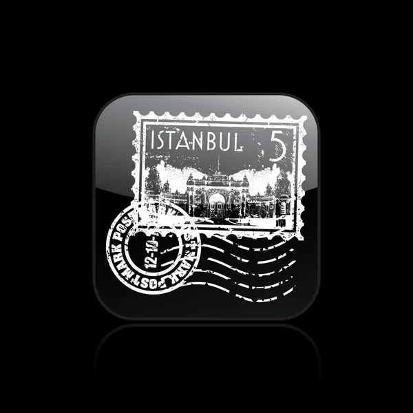 Vector illustration of isolated Istanbul icon — Stock Vector