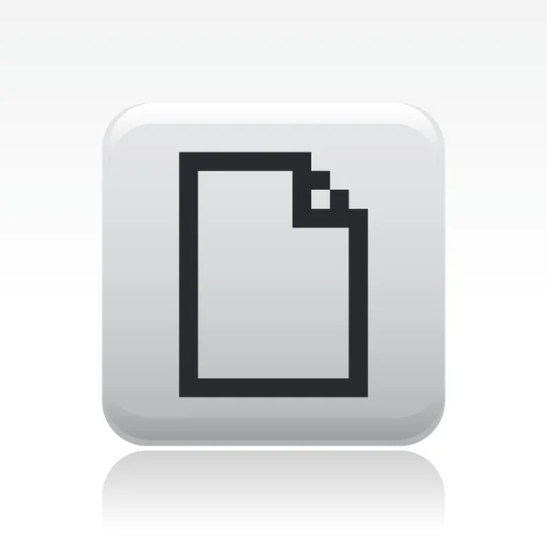 Illustrazione vettoriale dell'icona pixel isolata — Vettoriale Stock