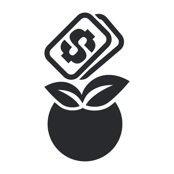 Vectorillustratie van geïsoleerde vruchten koop icon — Stockvector