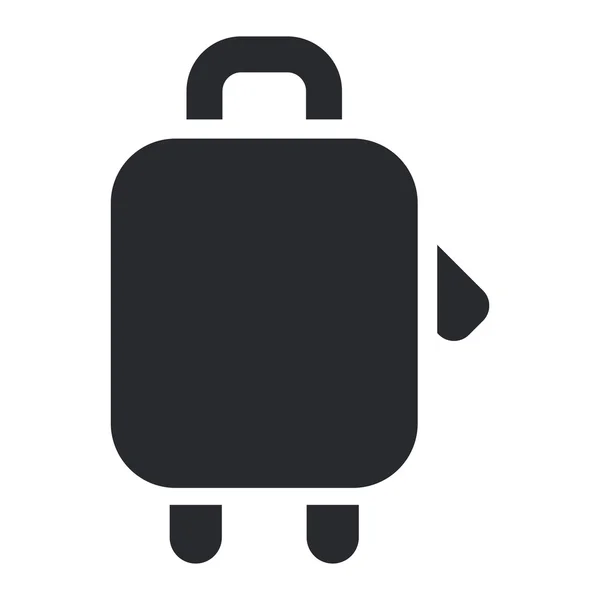 Vectorillustratie van geïsoleerde koffer pictogram — Stockvector