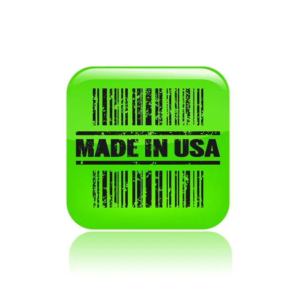 Ilustración vectorial del icono de sello único de EE. UU. — Vector de stock