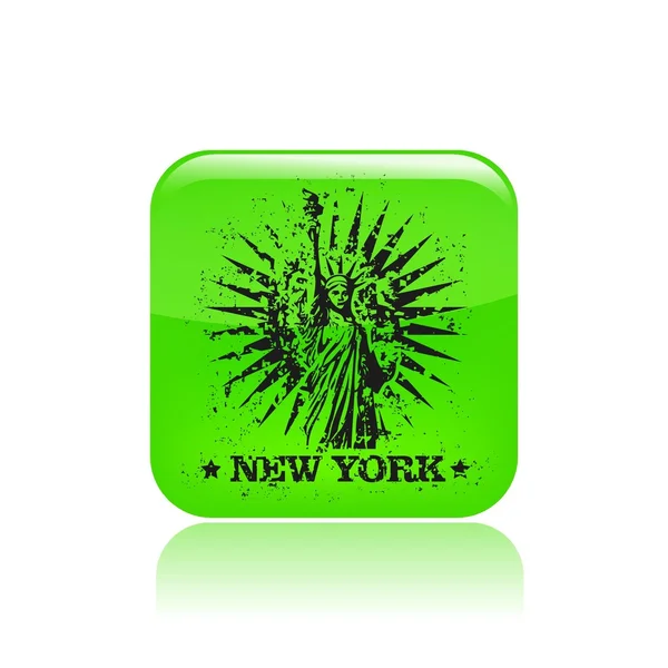 Vektorové ilustrace izolované new york ikony — Stockový vektor