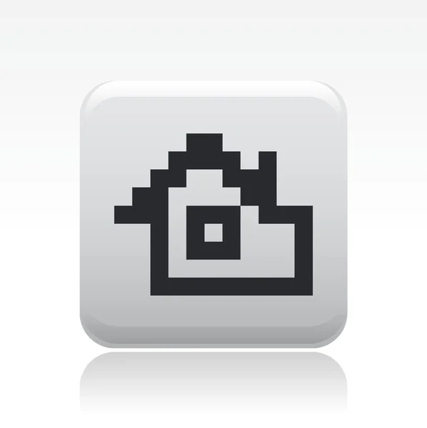Ilustración vectorial del icono de píxel aislado — Vector de stock