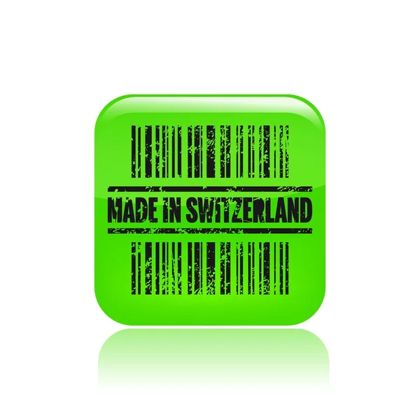 Vector illustration of single Swiss print icon — Stock Vector
