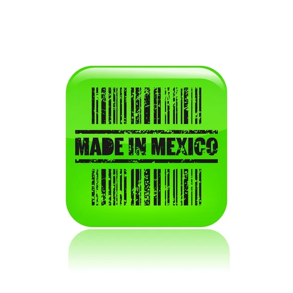 Vector illustration of single made in Mexico icon — Stock Vector