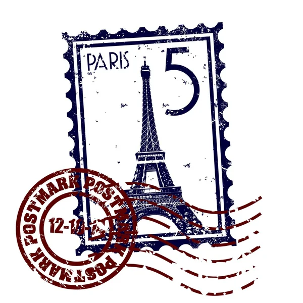 巴黎的单个图标矢量插画 — 图库矢量图片