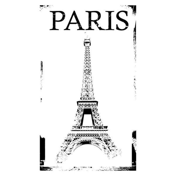 Ilustração vetorial do ícone de Paris único — Vetor de Stock