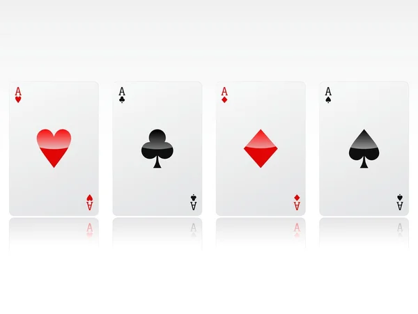 ポーカーのコンセプトデザインのベクトルイラスト — ストックベクタ