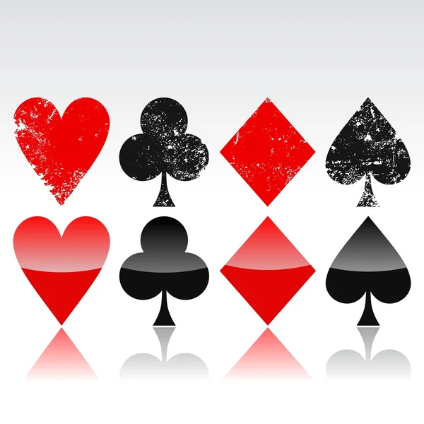 Ilustração vetorial de design de conceito de poker — Vetor de Stock