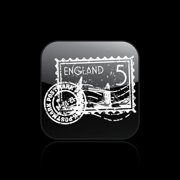 Vector illustration of single England icon — Stock Vector