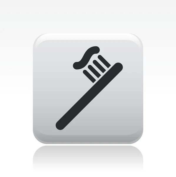 Ilustracja wektorowa ikona jeden pasty do zębów — Wektor stockowy