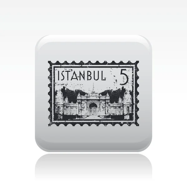 伊斯坦布尔的单个图标矢量插画 — 图库矢量图片