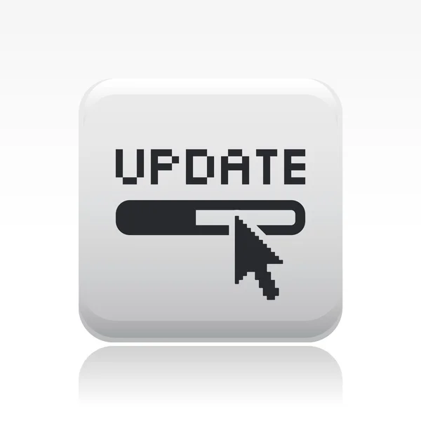 Illustrazione vettoriale dell'icona del singolo aggiornamento — Vettoriale Stock