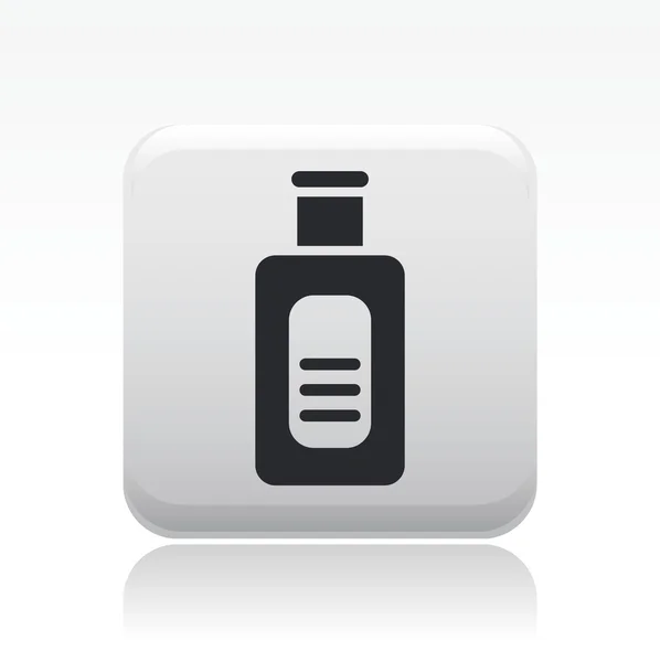 Vektoros illusztráció egyetlen palack ikon — Stock Vector