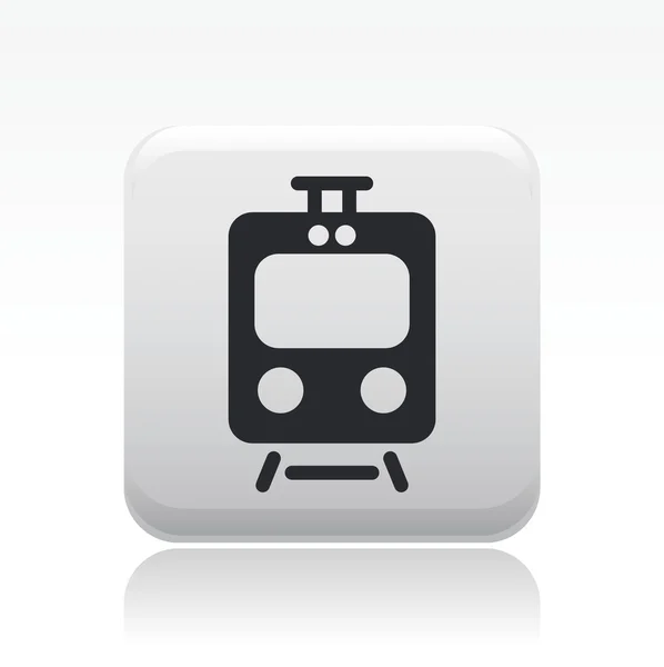Ilustración vectorial del icono del tren único — Vector de stock