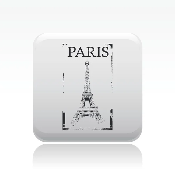 Εικονογράφηση φορέας μόνο εικονίδιο Παρίσι — Διανυσματικό Αρχείο