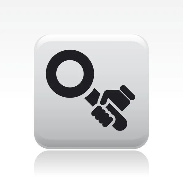 Illustration vectorielle d'une seule icône scoop — Image vectorielle