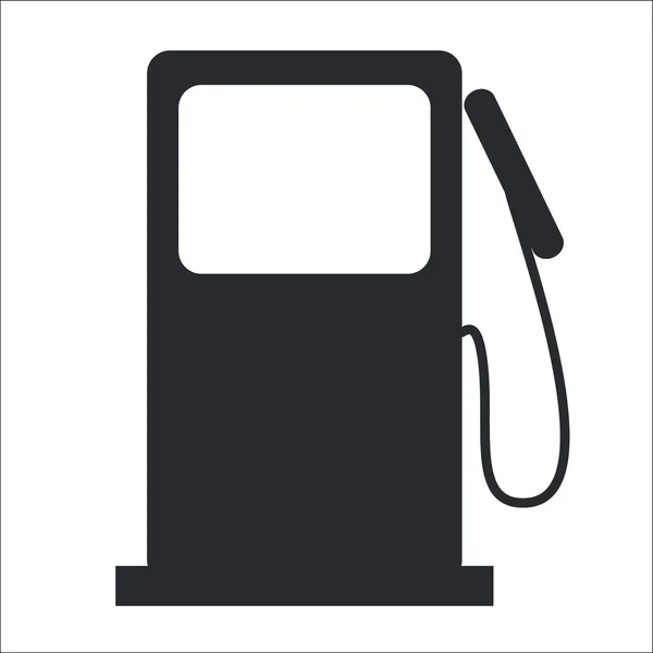 Vectorillustratie van geïsoleerde benzine pictogram — Stockvector