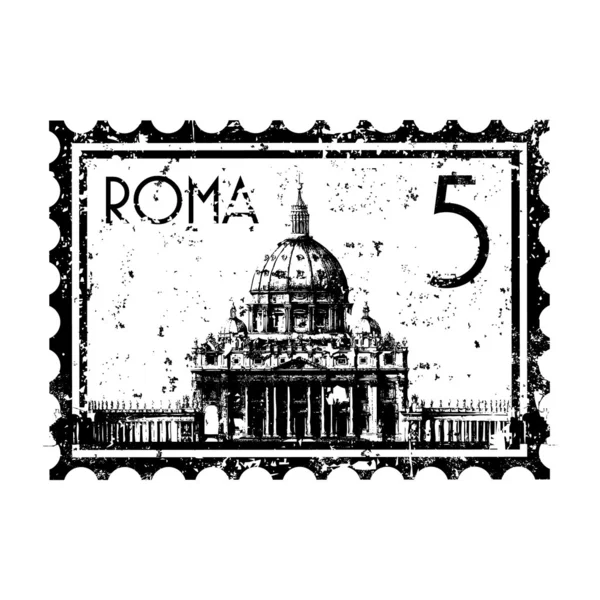 Ilustración vectorial del icono de la Ciudad del Vaticano — Vector de stock