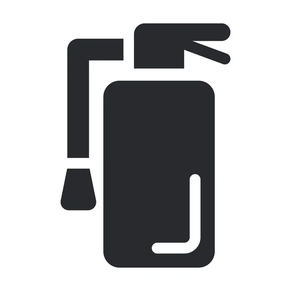 Ilustração vetorial do ícone de extintor único — Vetor de Stock