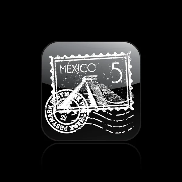 墨西哥的单个图标矢量插画 — 图库矢量图片