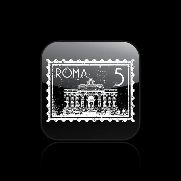 単一のローマのアイコンのベクトル イラスト — ストックベクタ