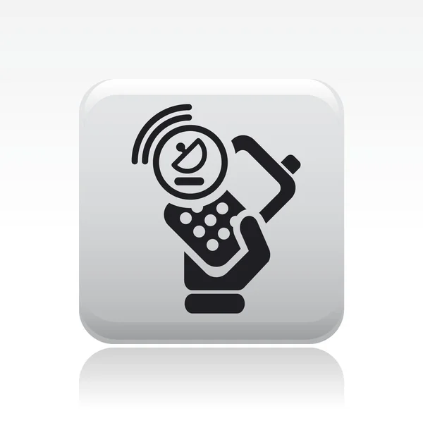 Vector illustration of single smartphone icon — Stock Vector