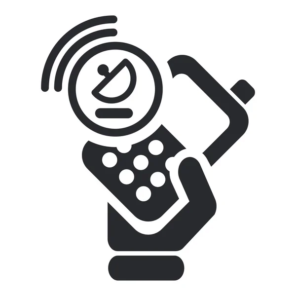 Ilustração vetorial do ícone de telefone único — Vetor de Stock