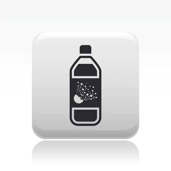 Ilustración vectorial del icono de una botella peligrosa — Archivo Imágenes Vectoriales