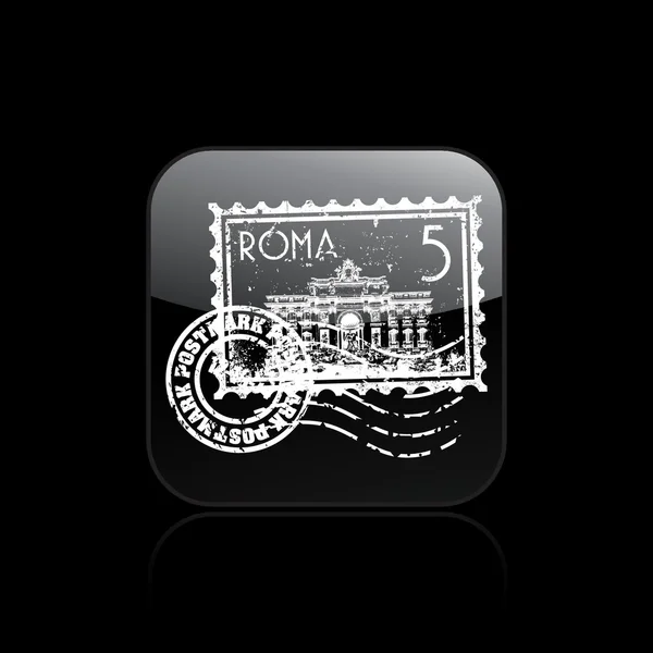 Ilustração vetorial de um único ícone Roma — Vetor de Stock
