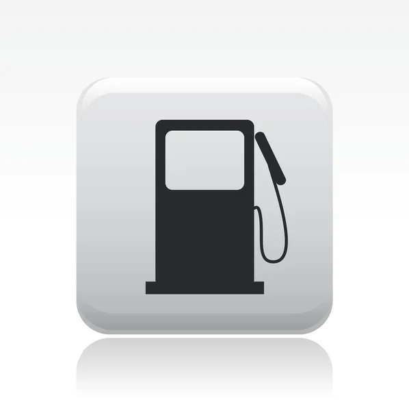 Vektor-Illustration des einzelnen Benzin-Symbols — Stockvektor