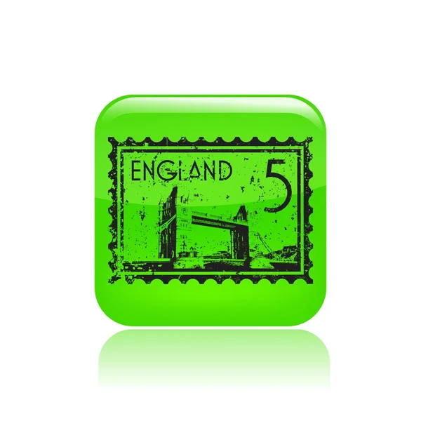 Vector illustration of isolated England icon — Stock Vector