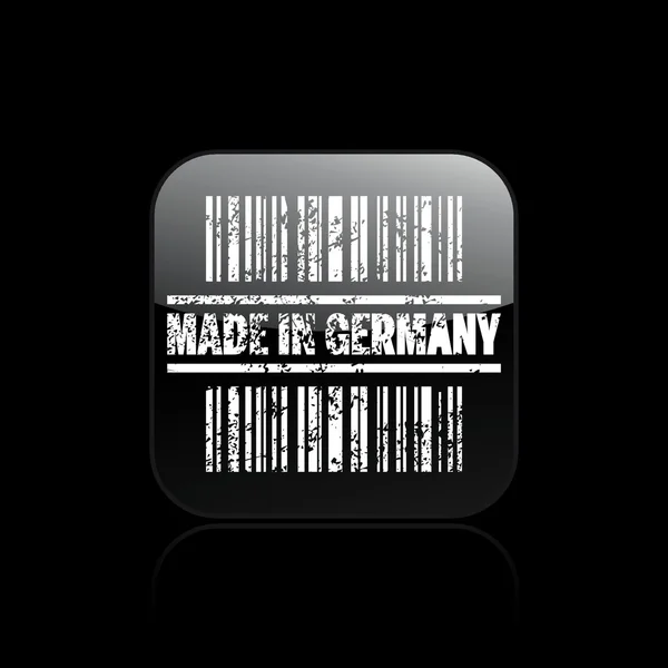 Illustration vectorielle de l'icône Allemagne unique — Image vectorielle
